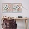 Stupell Industries Abstract Floral Vase 2 pc Framed Giclee Wall Art Set Design by Sally Swatland
